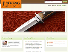 Tablet Screenshot of johnyoungknives.com